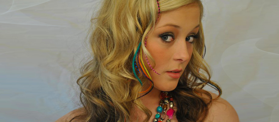 Feather extensions by Perfectly Posh